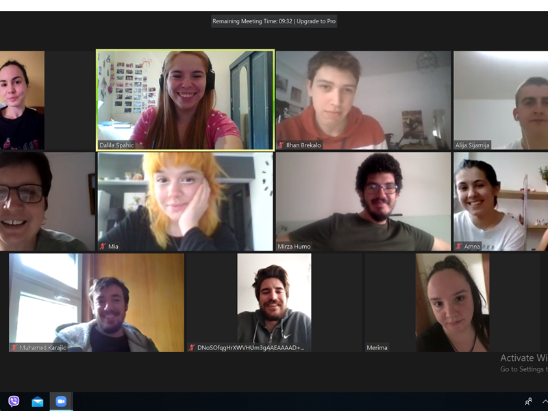 Sedmi ZOOM sastanak sa studentima na razmjeni