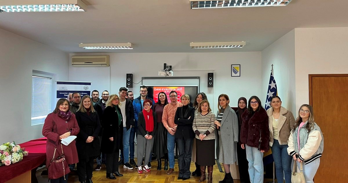 Održana manifestacija "Dani kvaliteta 2025" na Univerzitetu "Džemal Bijedić" u Mostaru